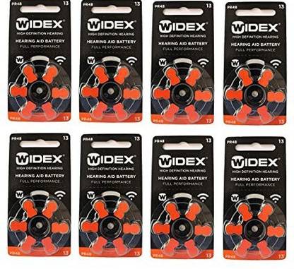 Widex P13 Hearing Aid Battery (8 strip) Hearing Aid Battery Stethoscope Case