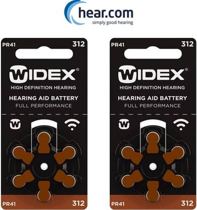 Widex Hearing Aid Battery-Size 312-Pack of 12 Batteries -2 Strips 28001602000 Stethoscope Case