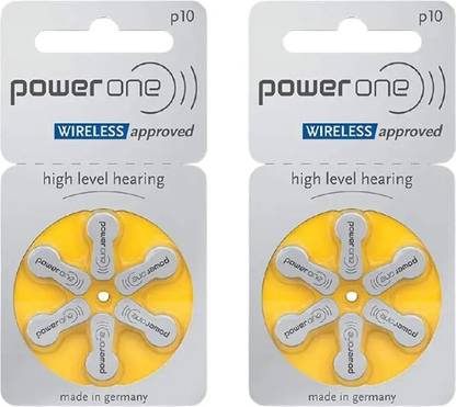 Power one P10 Hearing Aid Battery (6X2 strip) 12 Cells Widex 13 Stethoscope Case