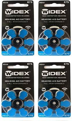 Widex hearing aid battery Size 675 (4 Packets= 24 Batteries) hearingaidbattery-Size675-24battery Stethoscope Case
