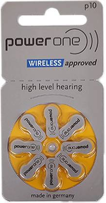 POWERONE Size 10 Hearing Aids Batteries (8 Batteries) | PO10 hearing aid battery (Pack of 1) Stethoscope Case
