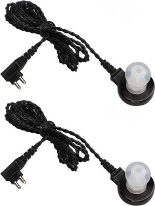 Balson Hearing aid 2 Pin wire with 1 Speaker & Receiver Single ear hearing aid- For Pocket Model Hearing Aid ( single wire with 1 Speaker, Pack-2 PCS) Stethoscope