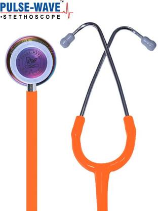 Pulse-Wave Chromatic Cardio Single Tube Acoustic Professional's Deluxe Stethoscope Double Head Stethoscope