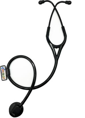 rsc healthcare Black Matte Single head for Doctors, Medical Students Acoustic Stethoscope Acoustic Stethoscope