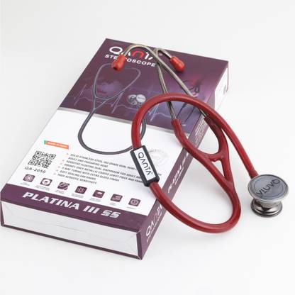 Qanta PLATINA III SS Smokey Grey Finish, Acoustic Stethoscope