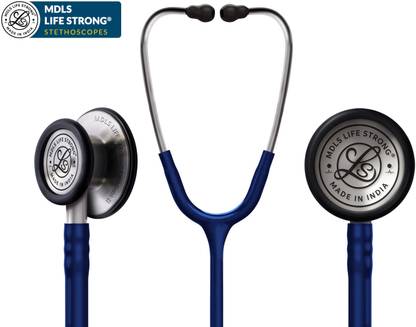 MDLS Life strong Excellent lll Stainless Steel Finished Dual Side Stethoscope For Doctors/Nurse Acoustic Stethoscope