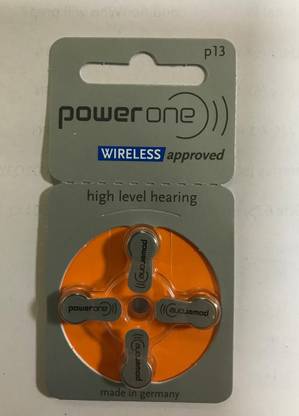 Power one PO-13 pack of 4 cell (4 battery) 1 strip button cell Stethoscope