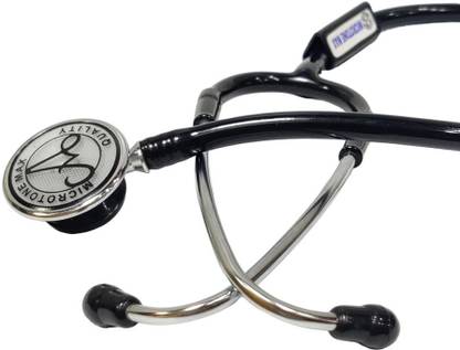 Cityhealth Alitmun Microtone Max SS Finish Metal Diapragm Aluminium Chest Piece 12MM Tubing For Nurses Students Home Use Stethoscope