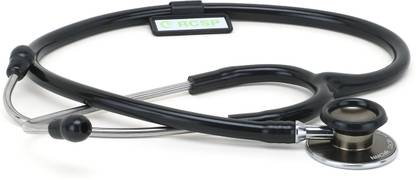 RCSP stethoscope for doctors and medical students Black Micro Acoustic Stethoscope