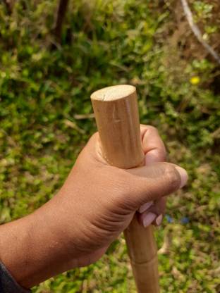 Das Departmental Store Bamboo, Cane 5.5 Ft Long, Self Defence, Security, Strong, Thick Gymnastic Stick - 70 inch
