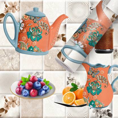 BDM Wallpaper Sticker Floral & Botanical Multicolor Wallpaper