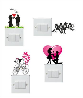 Self Adhesive 20 cm Switch Board Sticker
