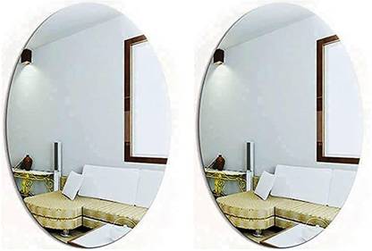 wolkwogg 20 cm Flexible Mirror Sheets Self-Adhesive Plastic Mirror Self Adhesive Sticker