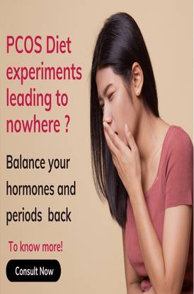 Emo 45.72 cm Pcos diet experiment wall Poster high resolution for hospital, clinic 18x12 Inc Self Adhesive Sticker