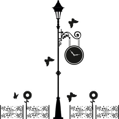 god & god's 27 cm Beautiful Street Lights Self Adhesive Sticker