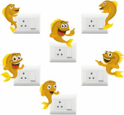 Self Adhesive 10 cm Switch Board Sticker