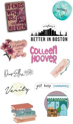 Yaduvanshi 5 cm AESTHETIC COOLLEN HOOVER STICKERS Self Adhesive Sticker