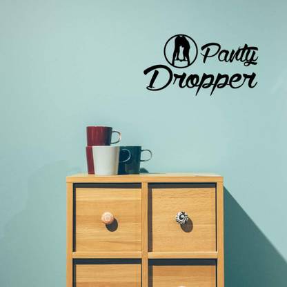 Xskin 29 cm Panty Dropper Wall Decals, Easy to Apply and Remove, 29cm Self Adhesive Sticker