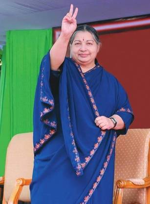 swaroopa 16.5 inch Jayalalitha ji Amma A3 size non tearable sticker Self Adhesive Sticker