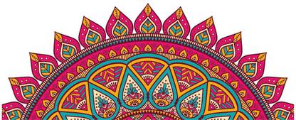 STICKER STUDIO 58 cm MANDALA DESIGN Self Adhesive Sticker