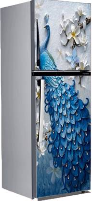 WallWear 160 cm F-3DPeacock Self Adhesive Sticker