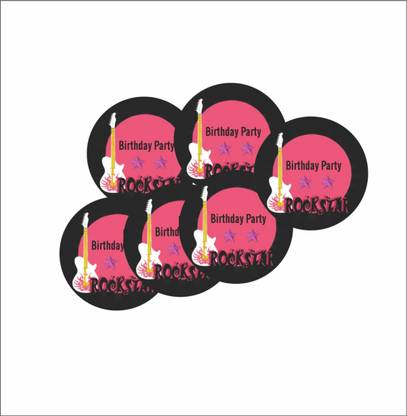 wildartcreation 5 cm latest Birthday Party Party Sticker (Matte Finish Paper, 14 Piece, 2 in) Self Adhesive Sticker