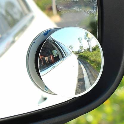 UNIQUEZONE 2 cm Blind Spot Mirror For Car Self Adhesive Sticker
