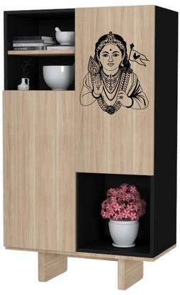 WALLDESIGN 48.26 cm Murugan Black (Large) Self Adhesive Sticker