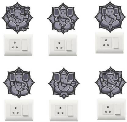Self Adhesive 10 cm Switch Board Sticker