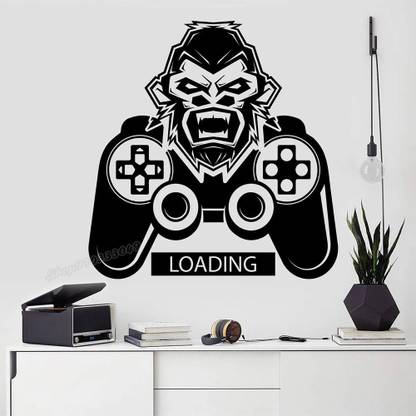 SnappyVinyl 31 cm joystick loading Self Adhesive Sticker