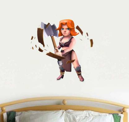 indra graphics 58 cm Super Valkyrie Self Adhesive Sticker