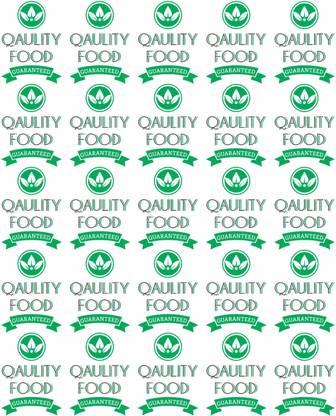 LABELS 3.8 cm QUALITY FOOD Self Adhesive Sticker