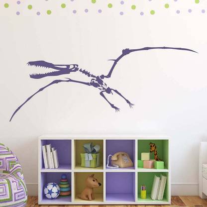 Xskin 25 cm Pterodactyl Skeleton Dinosaur Self Adhesive Sticker
