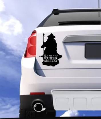 Xskin 30 cm Gandalf Not All Who Wander Are Lost - Self Adhesive Sticker