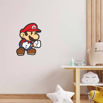 WALLSTICK 10 cm Super Mario Self Adhesive Sticker