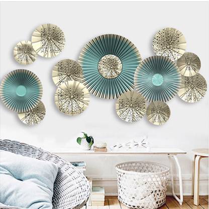 Flipkart SmartBuy 60 cm European Style Decorative Umbrella Flower Wall Sticker Self Adhesive Sticker