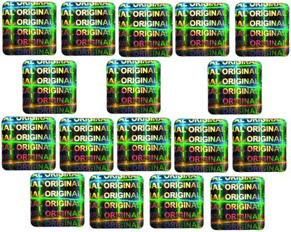 youlogic 1.5 inch Secur Original Hologram 15mmX15 Non-Reusable Sticker Pack of 1500 Hologram Self Adhesive Sticker