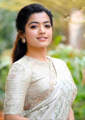 Dumdic 30 cm Beautiful Rashmika Mandanna A4 Strong Self Adhesive Sticker