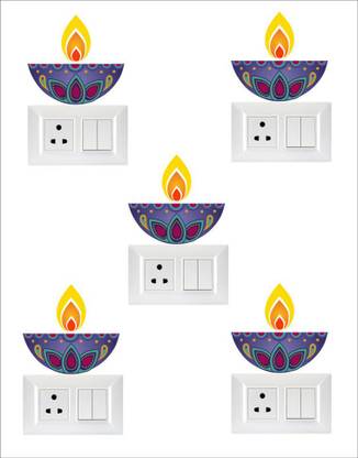 Self Adhesive 10 cm Switch Board Sticker