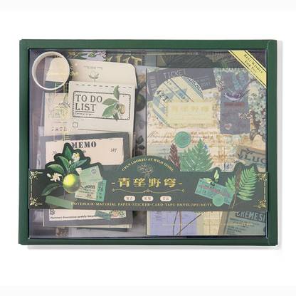 Skstore 12 cm Poems material 140 pieces art garbage account suit note sticker material Non-Reusable Sticker