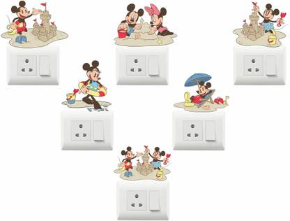 Self Adhesive 10 cm Switch Board Sticker