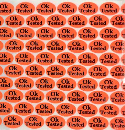 Klowage 1.9 cm Tested OK 725 Pcs Adhesive Shipping Packaging Sticker Label for General use Self Adhesive Sticker