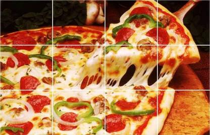 ZEN TREK 45 cm PIZZA Self Adhesive Sticker