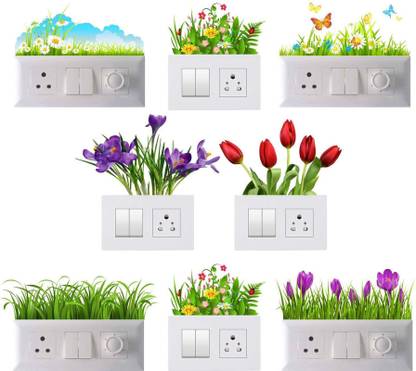 ZEN TREK 45 cm wall stickers for living rooms Self Adhesive Sticker