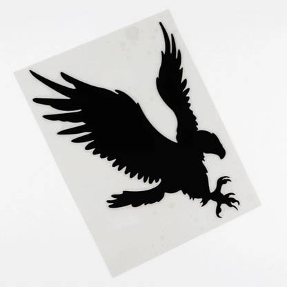 SnappyVinyl 26 cm Large Grassland Carnivores Eagle Self Adhesive Sticker