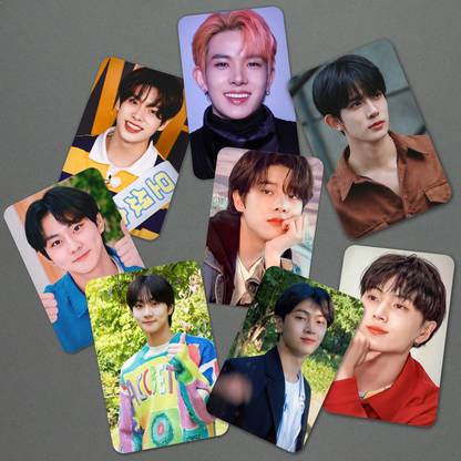Niki Enterprises 9 cm ENHYPEN Bias Pack Selca Photocards ( Set of 14+ 2 Freebies ) Reusable Sticker
