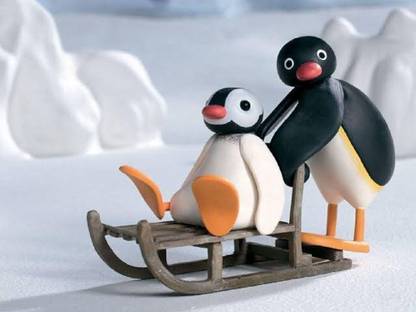 sticker bazzar 54 cm pingu wallpaper Self Adhesive Sticker
