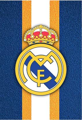udhaya 50 cm Real Madrid Wall Sticker Self Adhesive Sticker