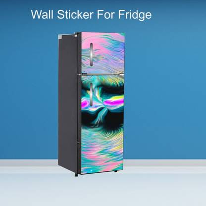 Vijaya enterprises 152 cm Paper plane design fridge sticker size (60x152 cm) Self Adhesive Sticker