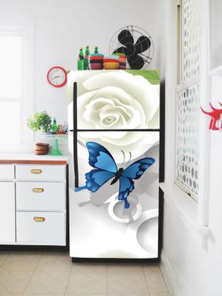 DecorWear 160 cm #F-WhiteGulab Self Adhesive Sticker